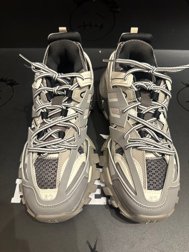 Tênis Balenciaga Cano Baixo Track Cinza Com Led - Pronta Entrega