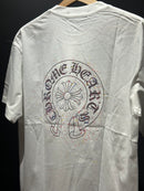 Camiseta Chrome Hearts Color Paper Branca - Pronta Entrega