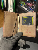 Carteira Gucci Bege/Marrom - Pronta Entrega