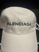 Boné Balenciaga Branco Aba Curva - Pronta Entrega