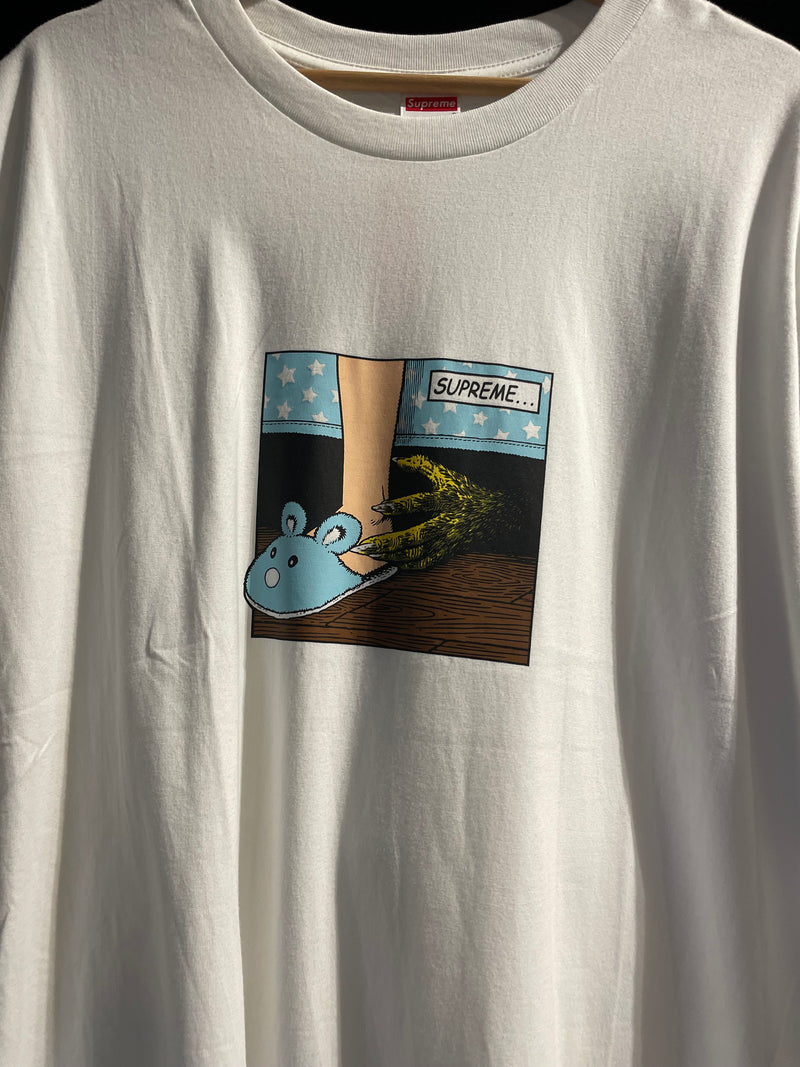 Camiseta SUPREME BED Branca - Pronta Entrega