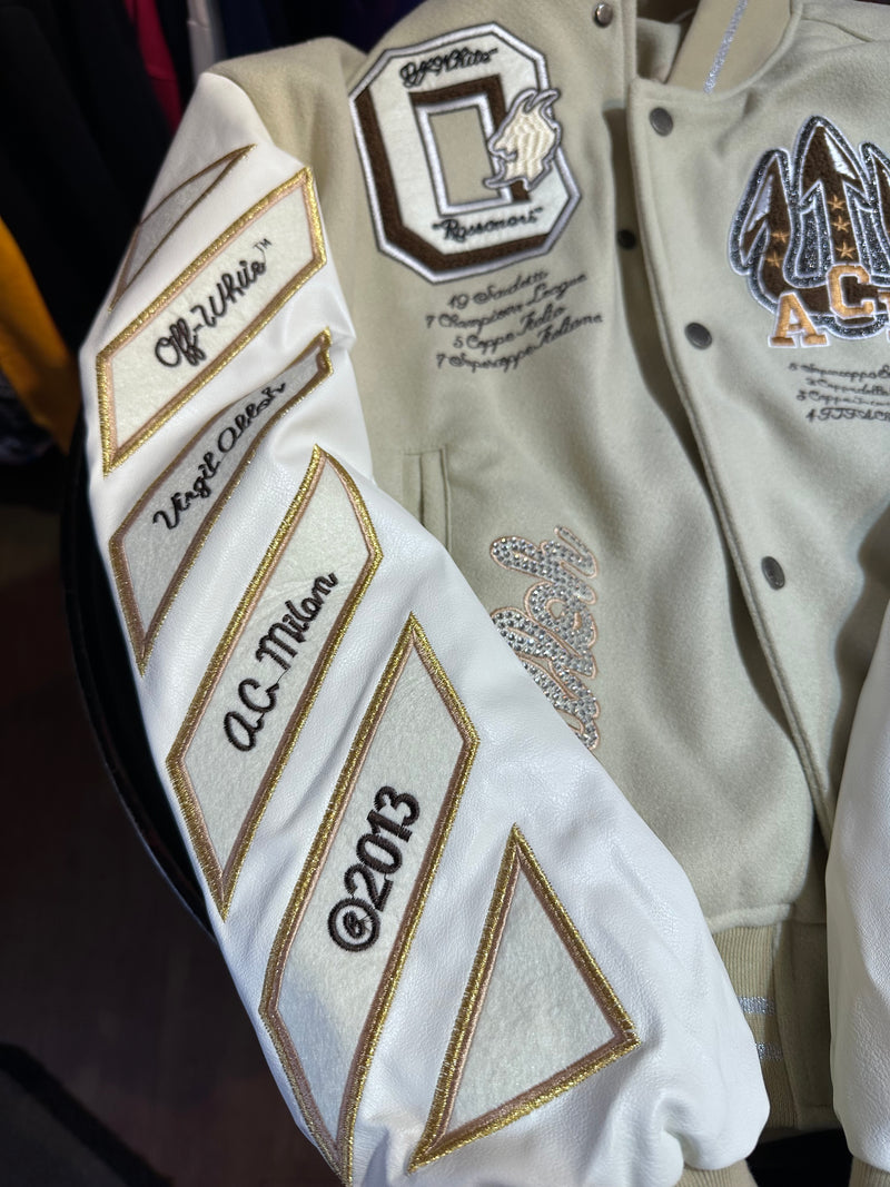 Jaqueta Varsity Off-White x AC Milan - Encomenda