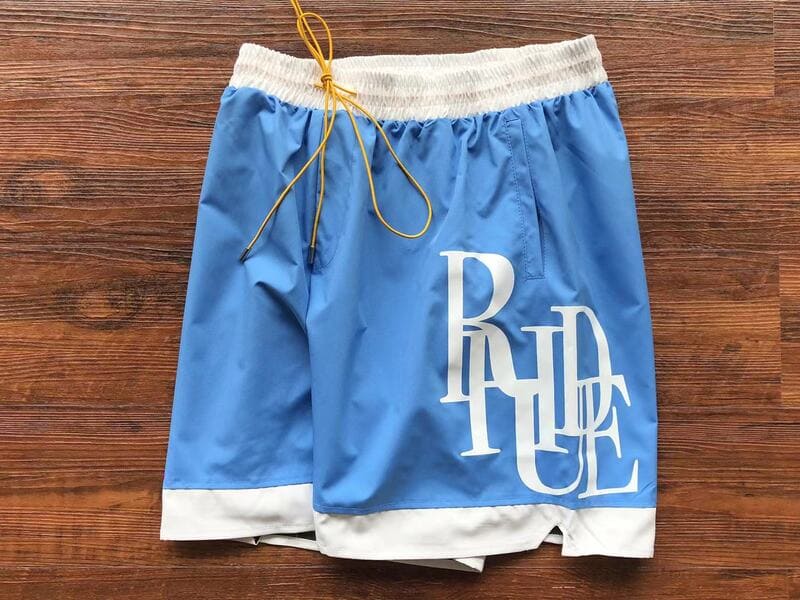 Rhude Side Logo Shorts Blue - Encomenda