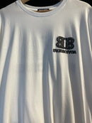 Camiseta BALENCIAGA Slim Fit Branca - Pronta Entrega