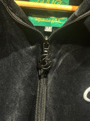 Conjunto Corteiz VVS Velour Jacket Black - Pronta Entrega