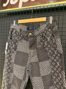 Calça Louis Vuitton Jeans Monogram Printed  - Pronta Entrega