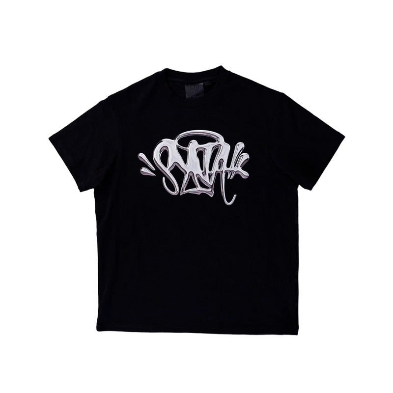 Camiseta Synaworld 'Syna Logo' Tee Black/Silver - Encomenda