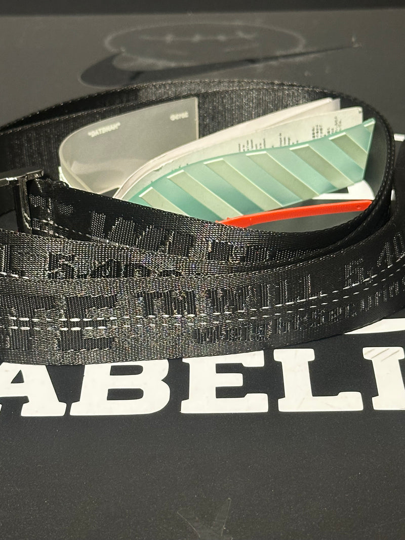 Cinto Off-White Industrial Black - Pronta Entrega