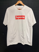 Camiseta Supreme Box Logo Branca - Pronta Entrega
