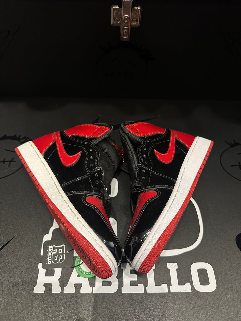 Tênis Air Jordan 1 Retro High OG Patent Bred Vermelho - Pronta Entrega