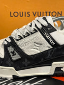 Tênis Louis Vuitton LV Trainer White Black  - Pronta Entrega