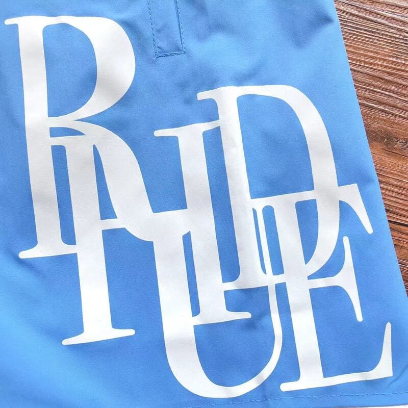 Rhude Side Logo Shorts Blue - Encomenda