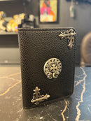 Carteira Chrome Hearts Courino Logo Metal 1