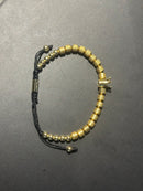 Pulseira Aço Inoxidável Dourada Com Coroa 20 CM - Pronta Entrega