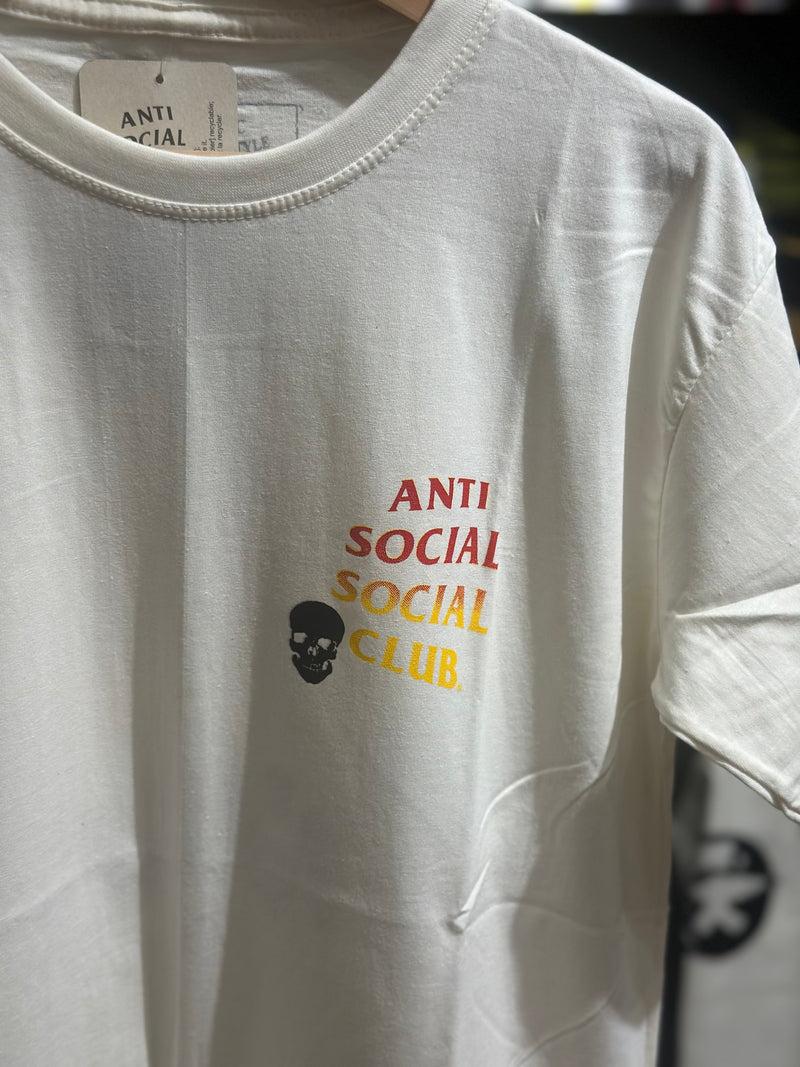 Camisa Anti Social Social Club Off White Skull - Pronta Entrega