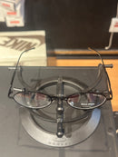 Óculos Miu Miu Redondo Armação Black Lente Clear - Pronta Entrega