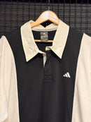 Camiseta Polo Adidas Black White - Pronta Entrega