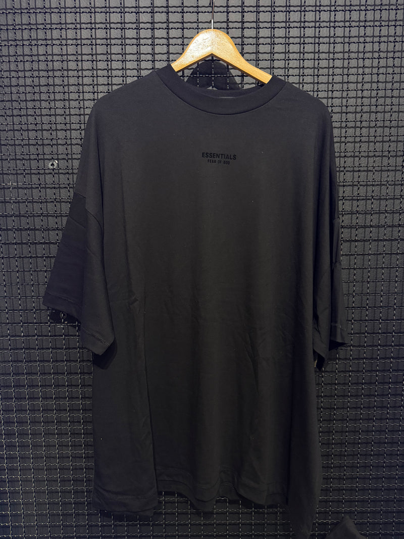 Camiseta Essentials Oversized Black - Pronta Entrega