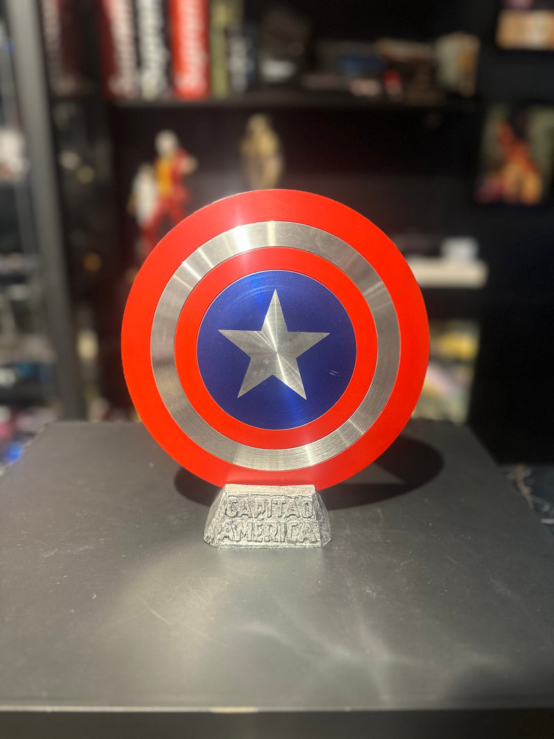 Colecionável Escudo Capitão América Metal - Pronta Entrega