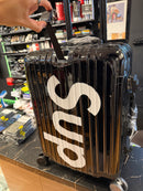 Supreme Mala de Bordo 55x40x20 Aluminium Black - Pronta Entrega