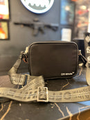 Bolsa Off-White Cross Body Industrial All Black - Pronta Entrega