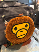 Bolsa Shoulder Bag BAPE Baby Milo Cinza DayPack - Pronta Entrega