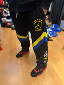 Conjunto Tracksuit Jordan Brasil Preto Amarelo 2026/27 - Pronta Entrega