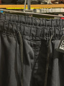 Calça Cargo Sarja Preta Sem Punho - Pronta Entrega