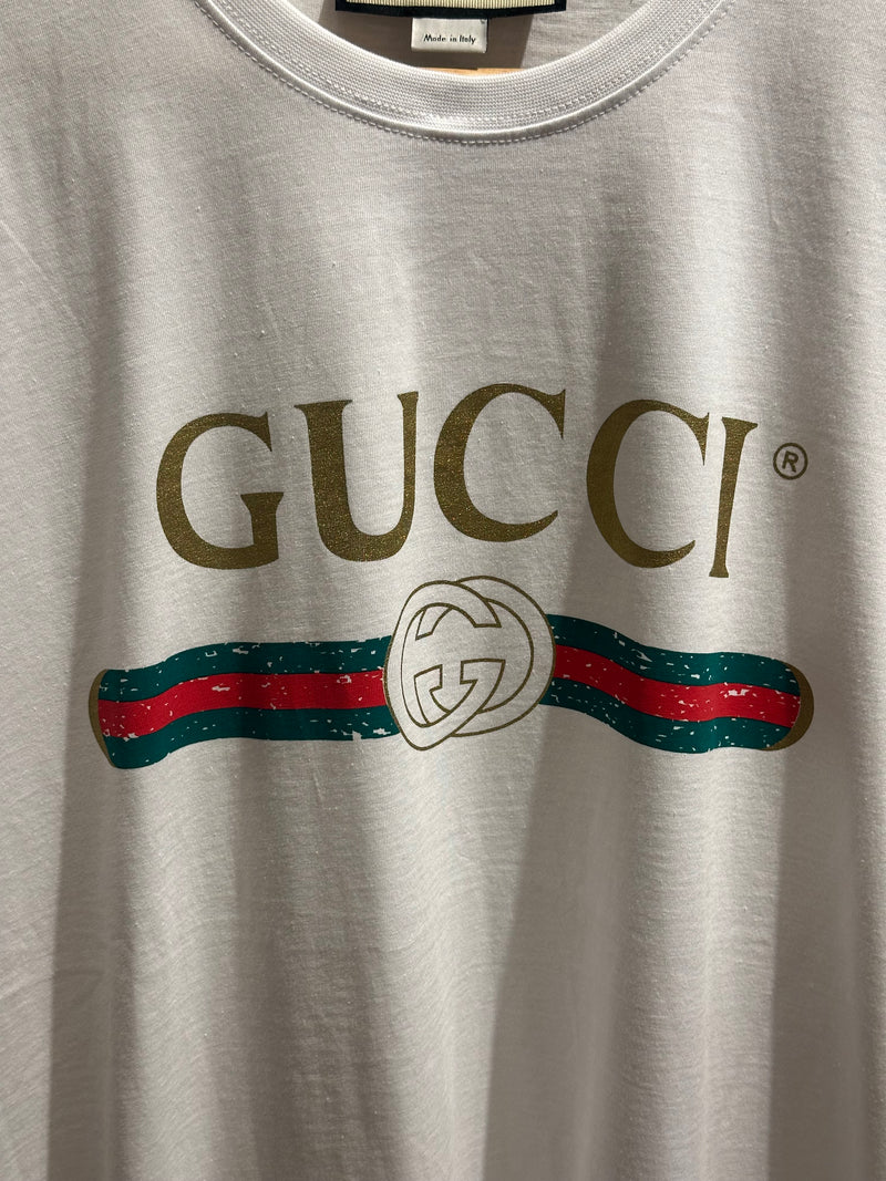 Camisa Gucci Logo White - Pronta Entrega
