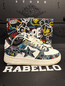 Tênis Bape Sta Low Medicom Toy Bearbrick Camo Black - Pronta Entrega
