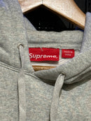 Moletom Supreme Back Logo Cinza - Pronta Entrega