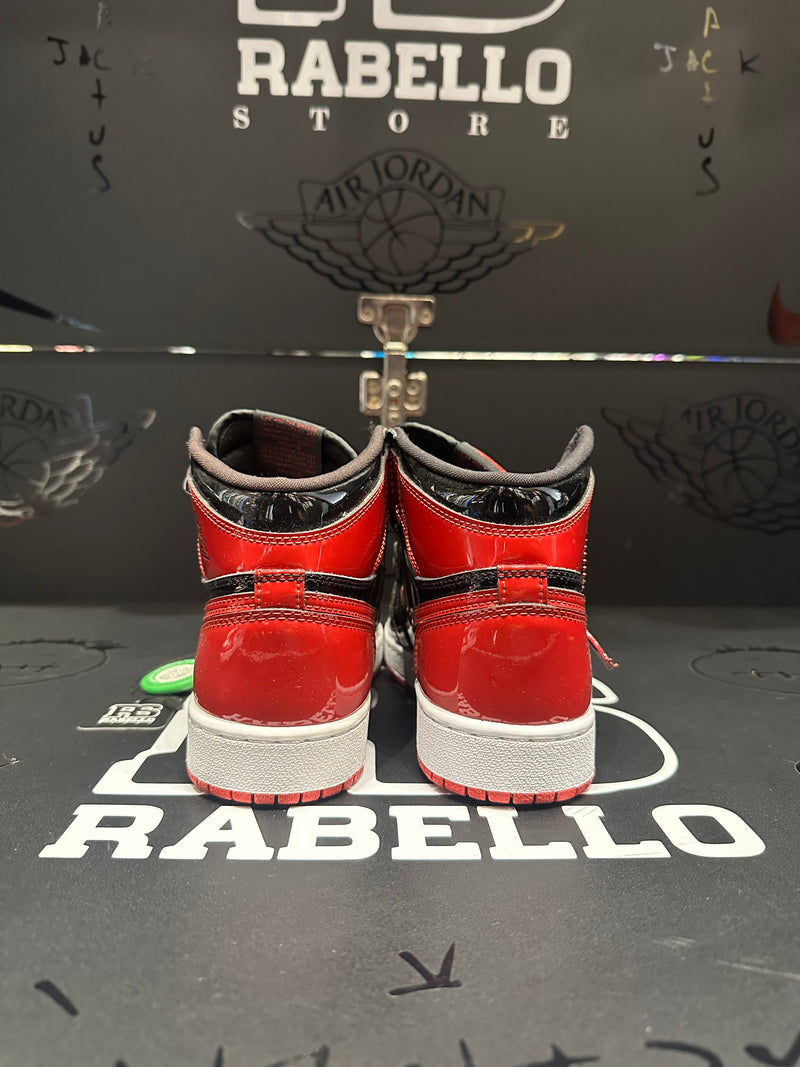 Tênis Air Jordan 1 Retro High OG Patent Bred Vermelho - Pronta Entrega