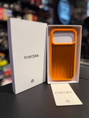 Capa Case Iphone Rimowa Laranja Aluminium - Pronta Entrega