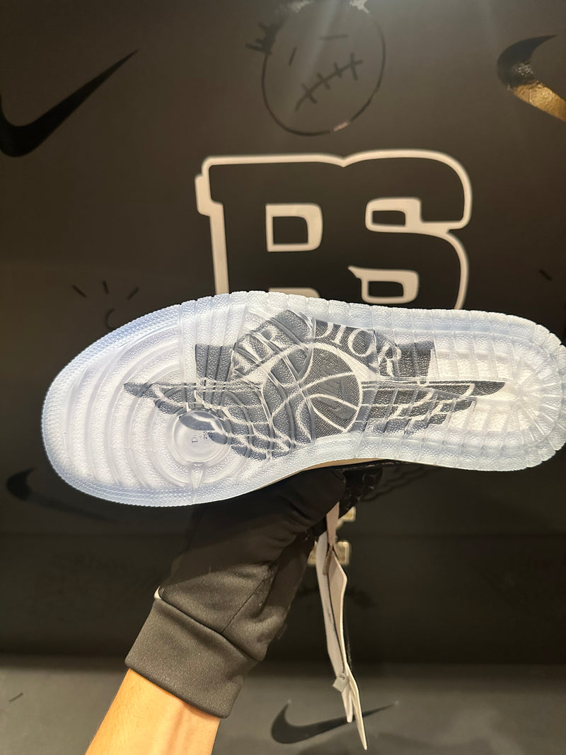 Tênis Nike Air Jordan 1 Low X Dior Grey - Pronta Entrega