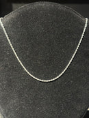 Corrente Prata Baiana Slim Prata - Pronta Entrega