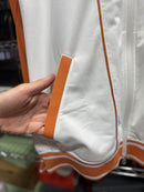 Jaqueta Nike Court Heritage Suit Branca e Marrom - Pronta Entrega