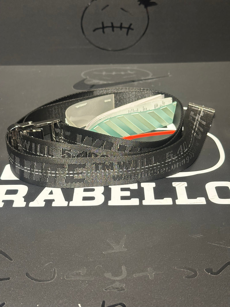 Cinto Off-White Industrial Black - Pronta Entrega