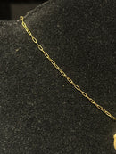 Corrente Cartier Banhada Pingente Jesus Cristo 60 CM - Pronta Entrega