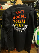 Camisa Anti Social Social Club Preta Skull - Pronta Entrega