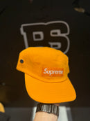 Boné Supreme 5 Panel Washed Canvas Camp Cap Laranja - Pronta Entrega