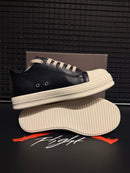 Tênis Rick Owens Low Sneaks Black Cream - Pronta Entrega