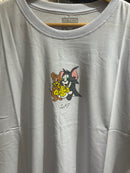 Camisa Off-White Tom & Jerry White/Yellow - Pronta Entrega