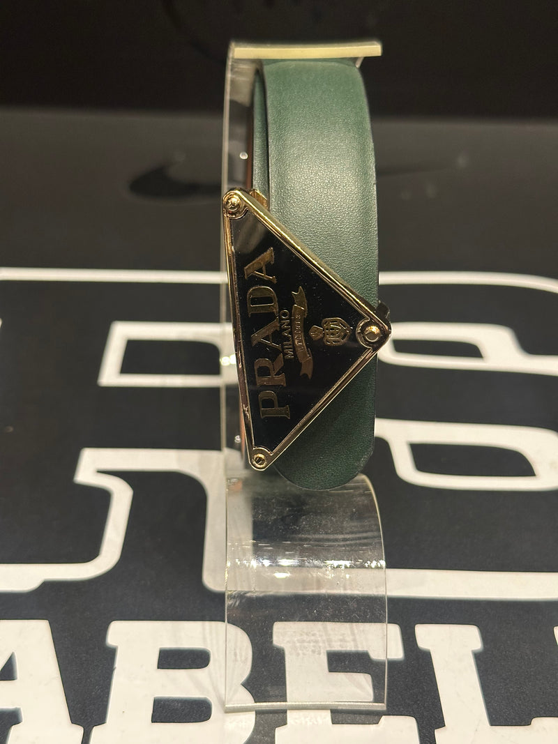 Cinto Feminino Prada Milano Verde 105 CM  - Pronta Entrega