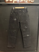Calça Jeans Black Chrome Hearts X Comme Des Garçons MultiCruz Black - Pronta Entrega