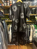 Conjunto Denim Tears Preto/Cinza Camiseta + Short - Pronta Entrega