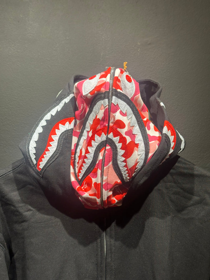Jaqueta Bape Shark Black Duo Hoodie Full Zip - Pronta Entrega
