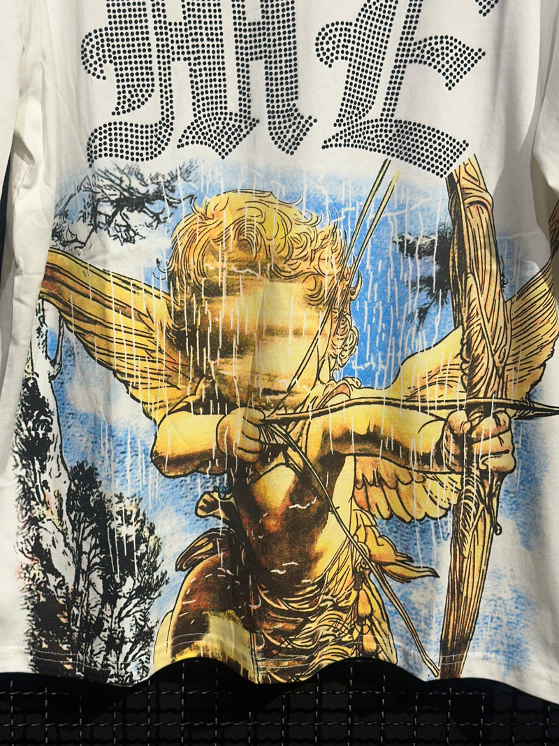 Camiseta Mixed Emotions Angel White - Pronta Entrega