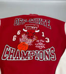 Jaqueta Off-White Varsity Chicago Bulls Red - Encomenda