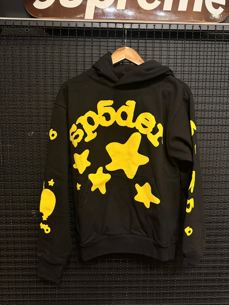 Moletom Sp5der Beluga Black Yellow - Pronta Entrega