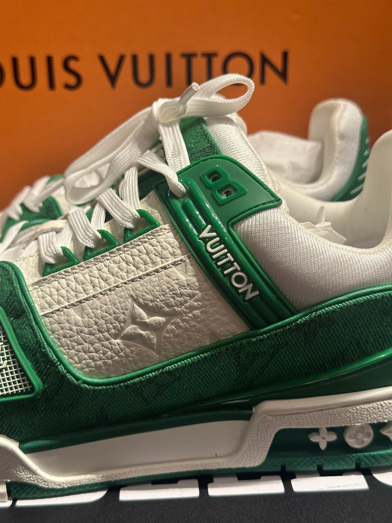 Tênis Louis Vuitton LV Trainer Green - Pronta Entrega